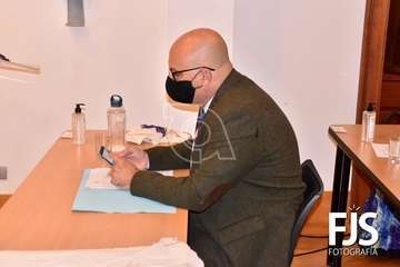 Sesión plenaria del mes de noviembre de 2020/TA y Francisco Javier Santana.